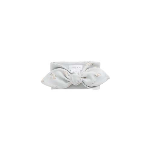 Organic Cotton Headband - Petite Fleur Blue