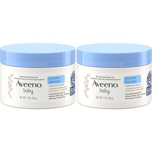 Aveeno Baby Eczema Therapy Nighttime Balm, 1 Ounce