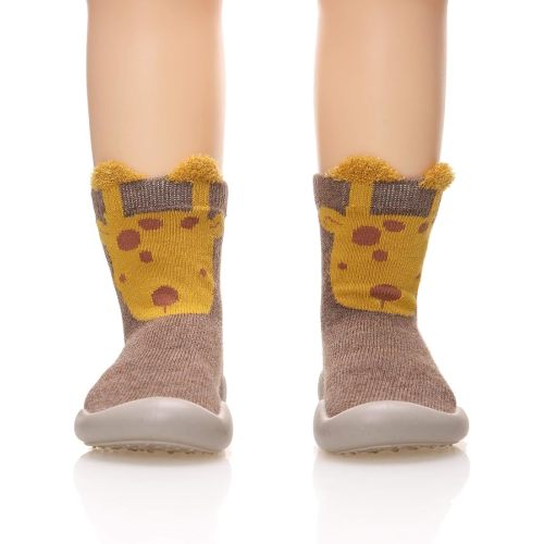 Baby Shoes Toddler Boys Girls First Walking Socks Shoes Non-Skid Slipper Indoor Floor Sneakers for Unisex Newborn Infants