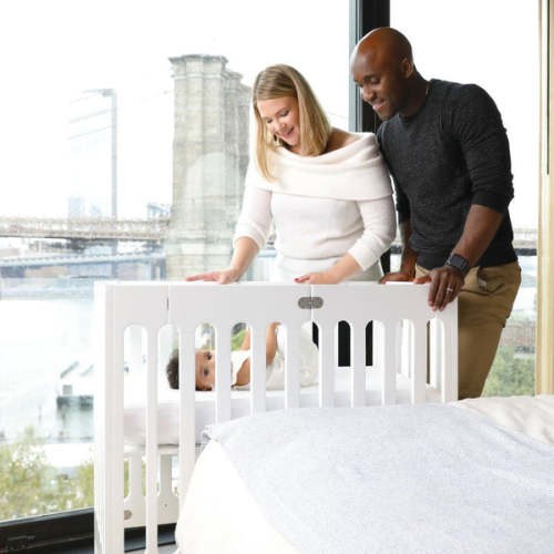 alma mini crib + mattress