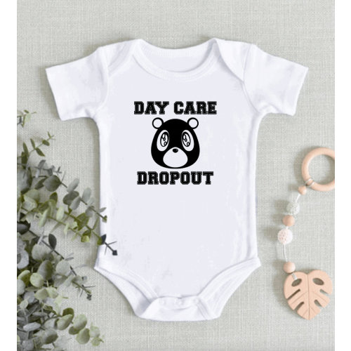 Baby Daycare Dropout Onesie | College Dropout Inspired | Kanye West Baby Onesie | Kanye West | College Dropout Baby | Baby Onesie®