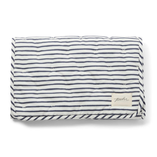Striped On the Go Portable Changing Pad