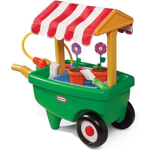 Little Tikes 2-in-1 Garden Cart and Wheelbarrow