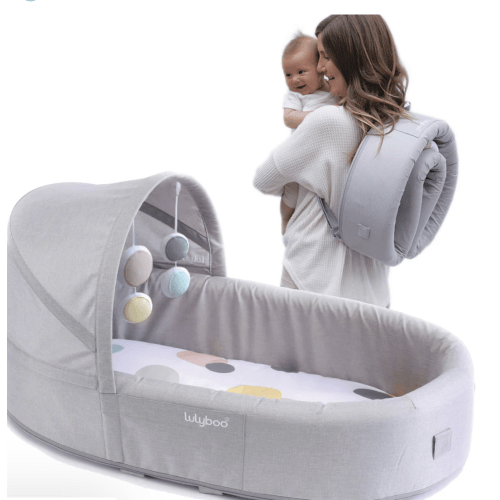 Lulyboo | Lounge To-Go: Bubble | Portable Infant Travel lounge