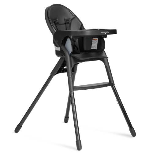 Dream On Me Chomper Champ 2-in-1 Highchair, Black