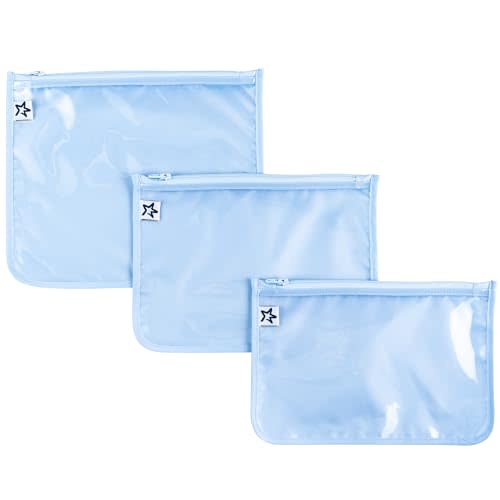 Tiny Twinkle Mess-proof Travel Bags, Airline Compliant, Zipper Closure, Clear Front Pouch, Diaper Bag Packing, Toiletry or Cosmetics Organizer