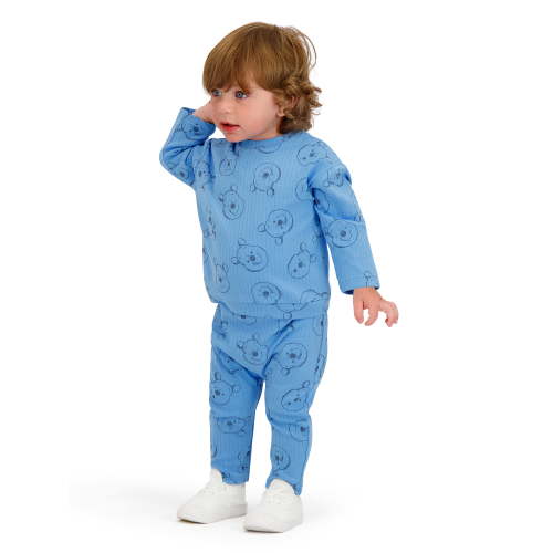 Winnie The Pooh Baby Boys 2 Piece Rib Pant Set, Sizes 0-24M
