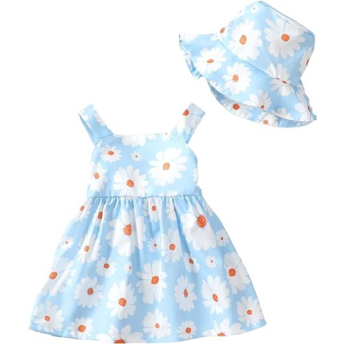 Newborn Infant Baby Girl Dress Toddler Girl Clothes Halter Backless Sleeveless Flower Sundress Summer Dresses for Girl