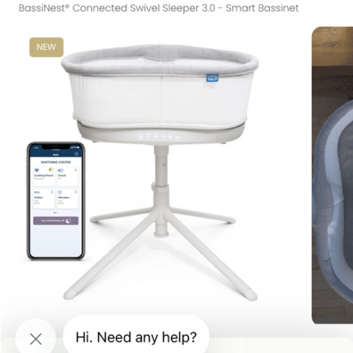HALO BassiNest® Connected Swivel Sleeper 3.0 Smart Bassinet