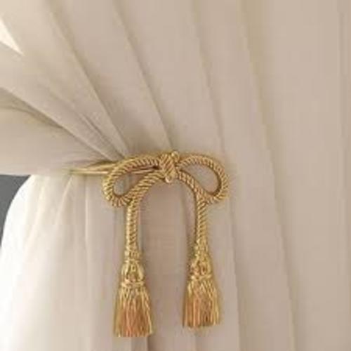 gold bow curtain tie backs - Google Search
