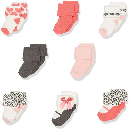 Luvable Friends Unisex Baby Newborn and Baby Terry Socks