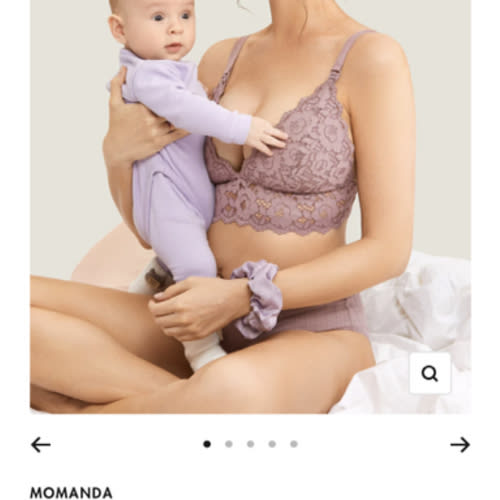 Lace Plunge Nursing Bralette