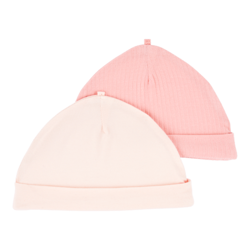 Pink Baby Girl 2-Pack PurelySoft Caps - Pink | Carter’s Oshkosh Canada