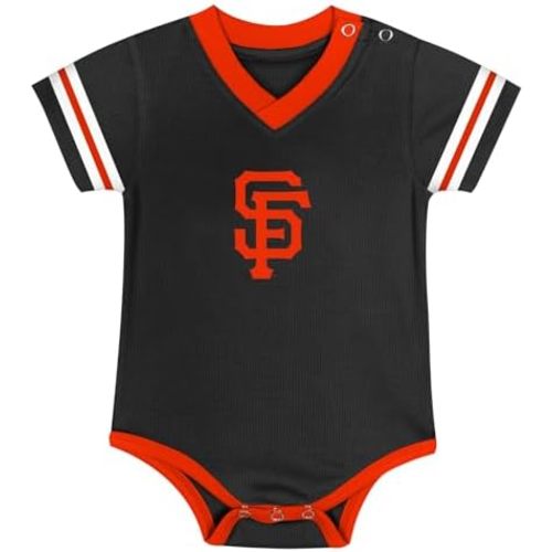 MLB Newborn & Infants 0-24 Months Official Primary Logo Creeper Romper Jersey