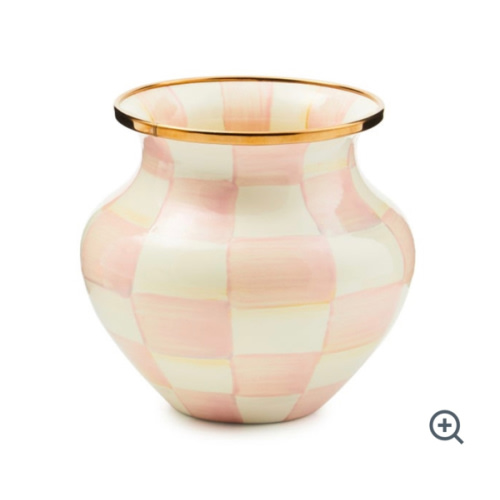 MacKenzie-Childs | Rosy Check Vase