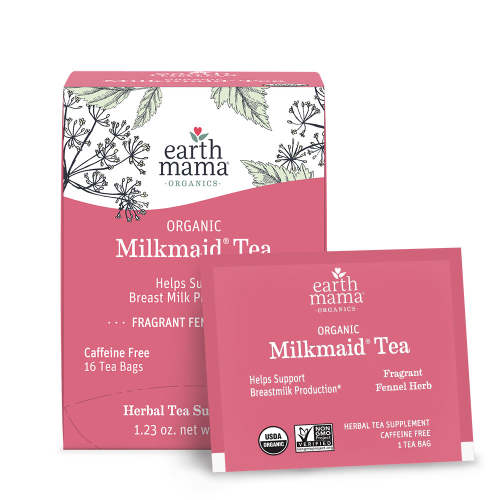 Organic Milkmaid Tea for Breastfeeding | Earth Mama