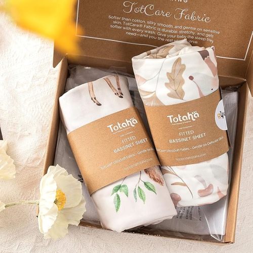 Bassinet Sheets Compatible with Baby Delight Beside Me Dreamer Bassinet, 33x20 for Baby Bedside Sleeper - Buttery Soft, Premium Stretchy Jersey Knit Sheets, 2 Pack