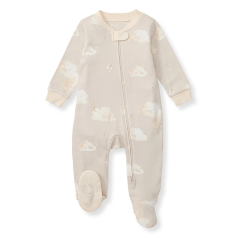 Good Night Sky Organic Cotton Sleep and Play Limestone