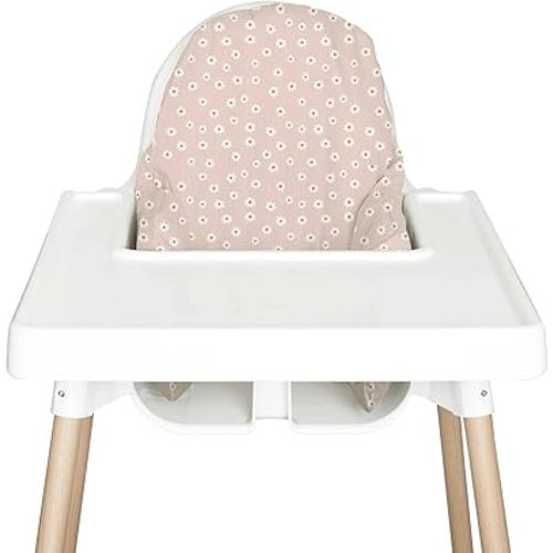Highchair Insert Cover, Compatible for IKEA Antilop Highchair, High Chair Accessories Stain-Proof and Wipeable Insert Cover(Cushion NOT Included)(Daisy)
