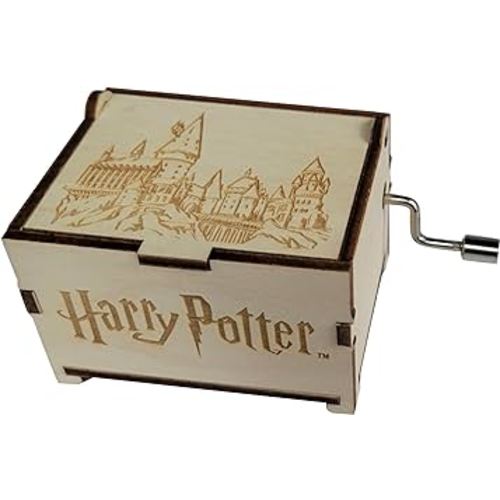 TheLaser'sEdge, Harry Potter Mini Music Box with Movies Hedwig's Theme, Gifts for Women, Men, Birthday, Christmas, Mother’s Day, Anniversary or Merchandise Decor - Standard