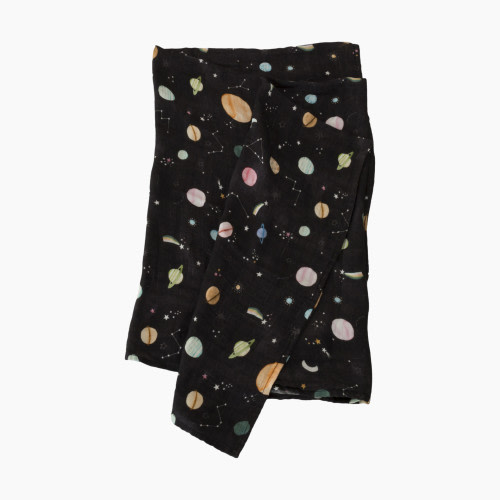 Loulou Lollipop Bamboo Muslin Swaddle - Planets