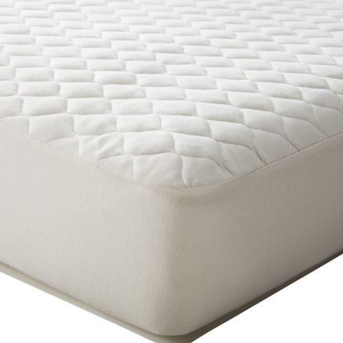 Tl Care Waterproof Quilted Fitted Crib Mattress Cover Made With Organic Cotton Top Layer - Natural
