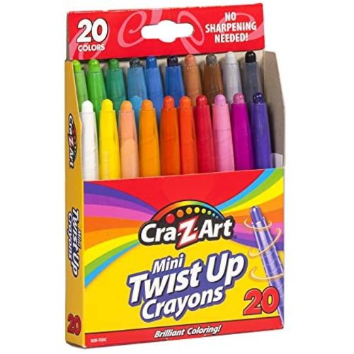Cra-Z-Art Mini Twist Up Crayons, 20 Count (10253)