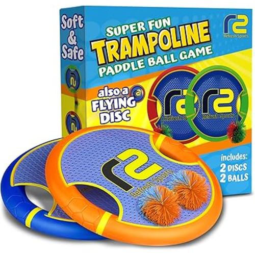 Trampoline Paddle Ball Game