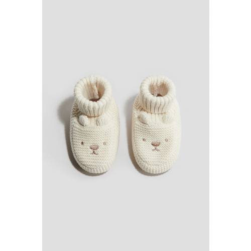 COTTON KNIT SLIPPER SOCKS