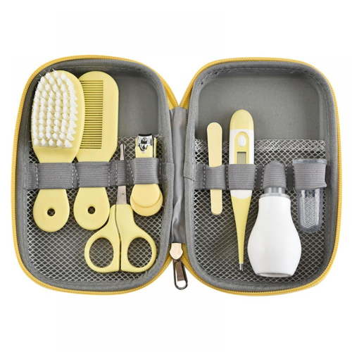 Baby Grooming Kit,Newborn Essentials Safety Healthcare Set 8 in 1 ,Nursery Infant Travel Gifts,Includes Comb Nail Clipper etc
