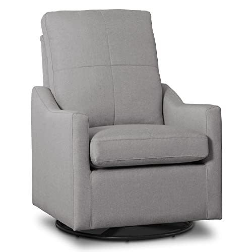 Delta Children Kenwood Glider Swivel Rocker Chair, French Grey