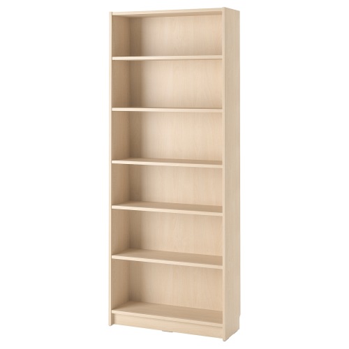BILLY Bookcase - birch effect 31 1/2x11x79 1/2 "