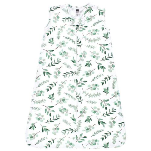 Hudson Baby Cotton Sleeveless Wearable Sleeping Bag, Sack, Blanket, Eucalyptus, 18-24 Months