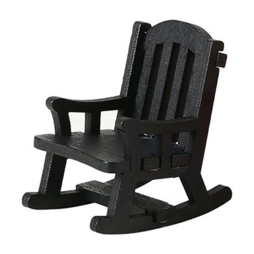 Durable Red Wooden Rocking Chair for Kids Indoor & Outdoor Use, Safe and Comfortable Design, Easy Assembly