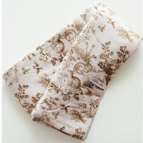Woodland Toile - Bamboo Swaddle Blanket