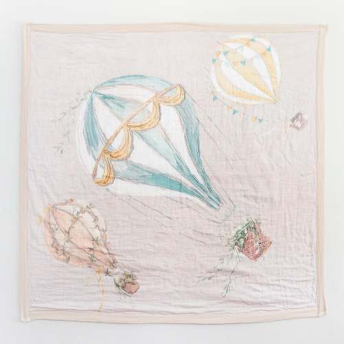 Bon Voyage Double Sided Baby Blanket