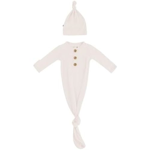 KYTE BABY Knotted Gown with Hat Set