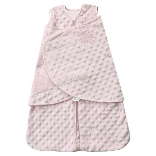Halo Innovations Plush Dot Velboa Sleepsack Swaddle Wrap - Cream - S