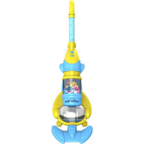 Core Innovations Pinkfong Baby Shark Kids Vacuum Cleaner for Toddler, Toy Vacuum That Really Works with Light & Realistic Sounds, Baby Play Vacuumm for Children Girls Boys