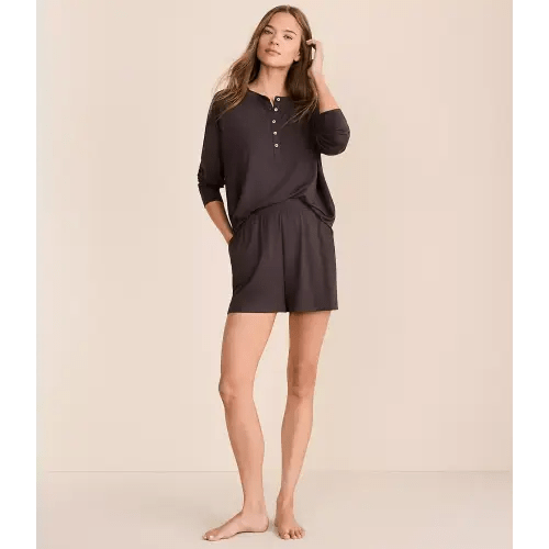 Lou & Grey Softened Modal Pajama Set - Bittersweet L