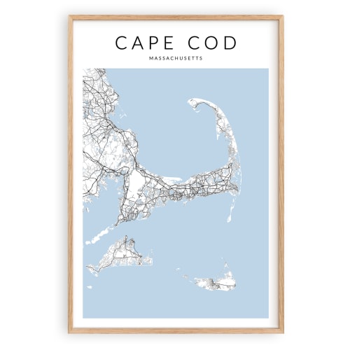 Cape Cod Minimalist Map Print