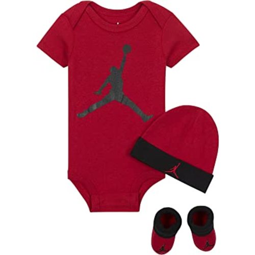 Nike Baby's Bodysuit, Hat and Booties 3 Piece Set