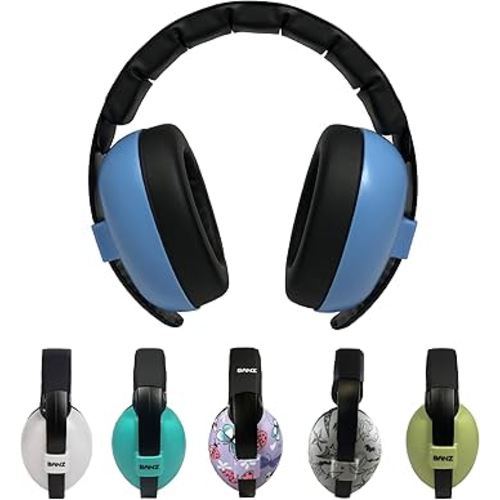 Banz Bubzee Baby Headphones for Noise Protection - Baby Ear Muffs, Newborn Infant & Toddler, 0 to 36 Months, Adjustable