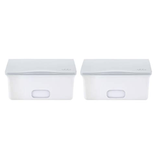 Ubbi Weighted Wipes Dispensers - Gray Set of 2