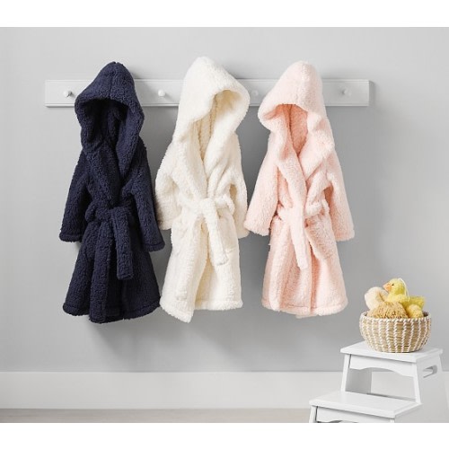 Solid Sherpa Robes | Pottery Barn Kids