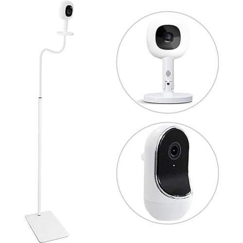 67" Adjustable Height Baby Monitor Floor Stand Holder for Nanit Pro Smart Baby Monitor & Flex Stand,Owlet Cam/Cam 2 /Owlet Duo 2, Baby Monitor,Also Cameras with 1/4 Thread Connection