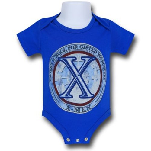 X-Men School Infant Snapsuit-Infant 0-6 Months