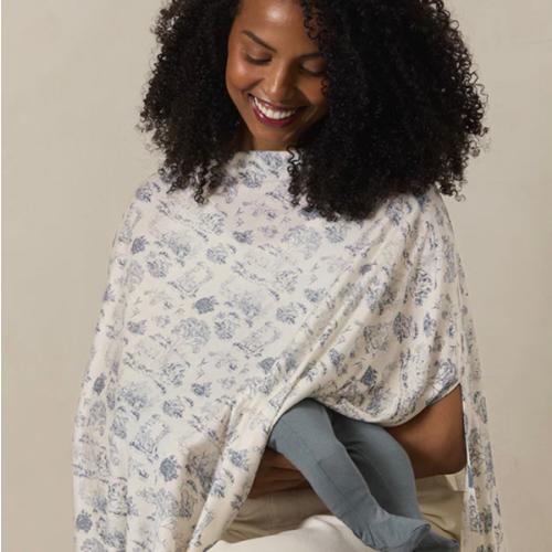 Bleu Toile Nursing Cover