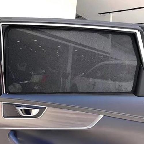 Magnetic Rear Side Window Sunshades for Mazda CX5 (2017-2023) Polyester Privacy Curtains with Buckle for Side Passenger for CX-5