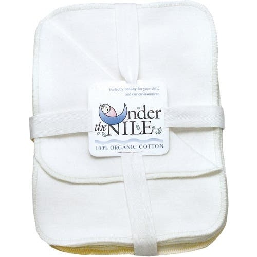 Set of 12 Organic Egyptian Cotton Washcloths